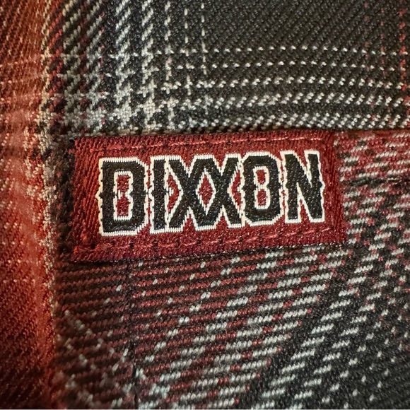 DIXXON Women’s The Count Plaid Pearl Snap Flannel M Limited Edition - Picture 9 of 12